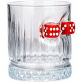 Crystal Whisky Glass — Dice Edition, 340 ml