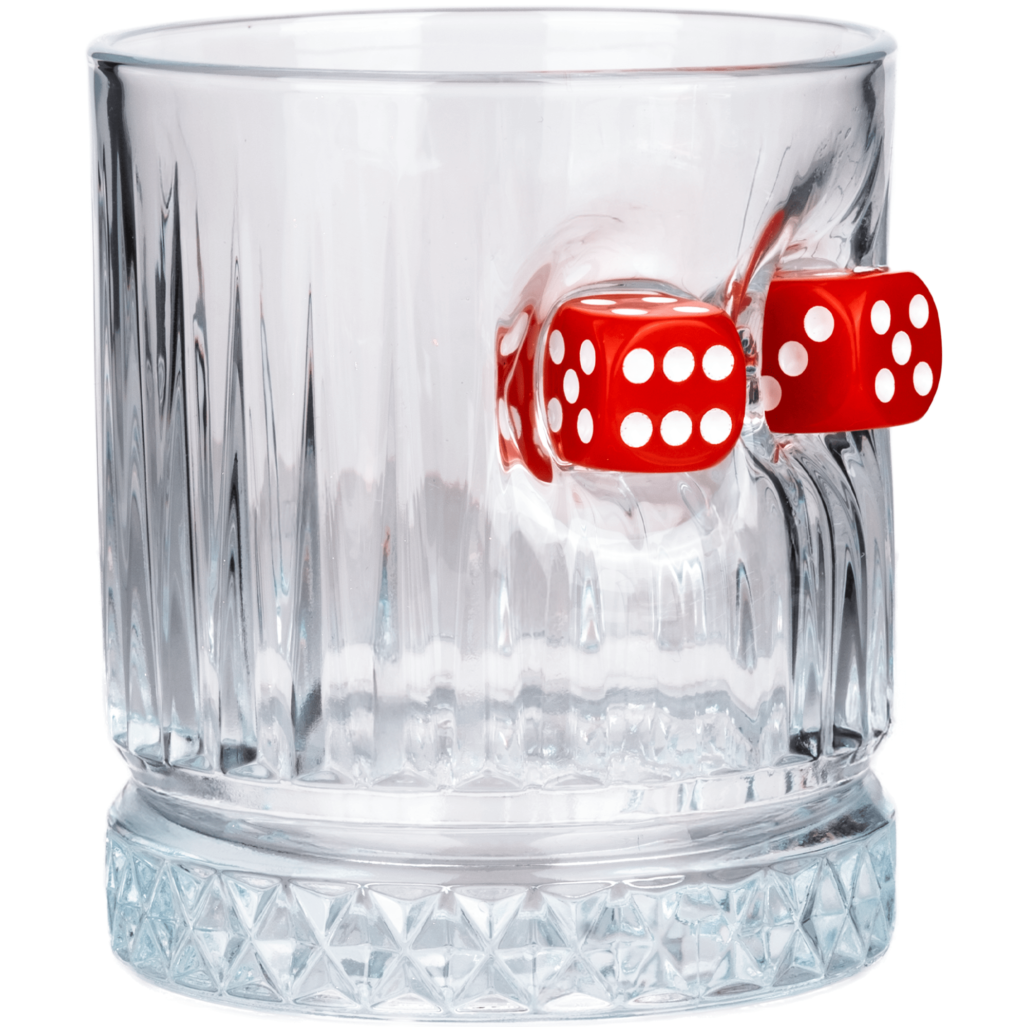 Crystal Whisky Glass — Dice Luxury Edition, 355 ml