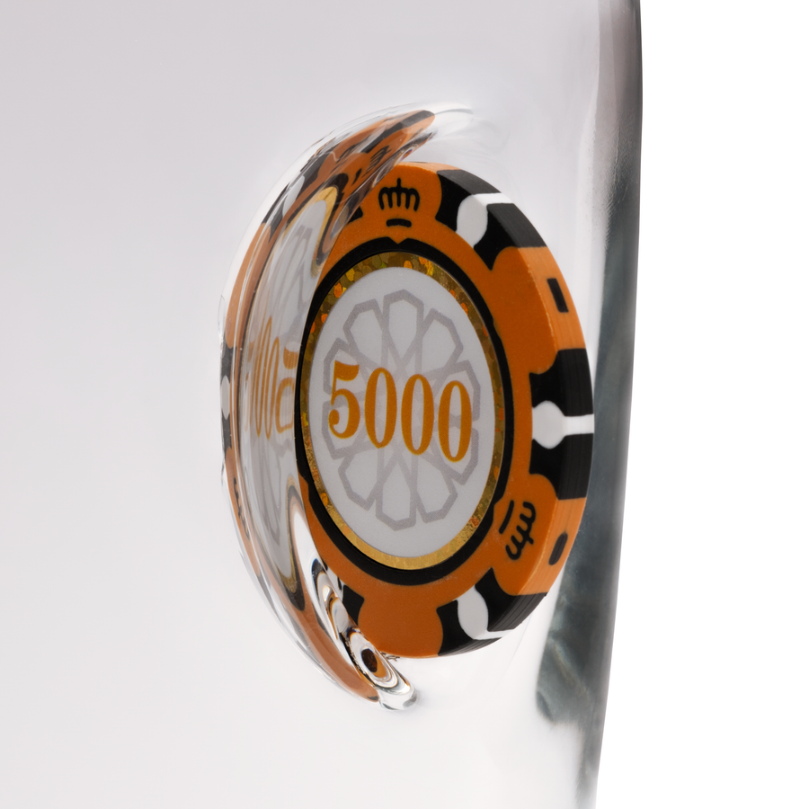 Poker Chip Coffee & Tea Mug 340ml – macro close-up of poker chip detail