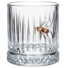 Real .308 Bullet Crystal Rocks Glass 355ml by Bellore – front view