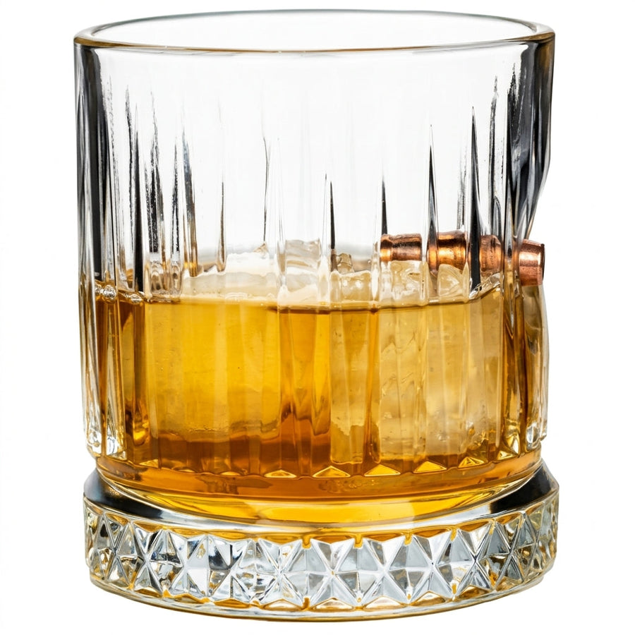 Real .308 Bullet Crystal Rocks Glass 355ml by Bellore – photo 3