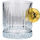 Bitcoin Whisky Glass 355ml – styled lifestyle shot